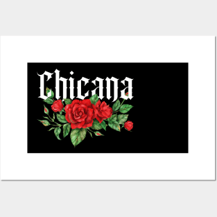 chicana mexican latina girl Posters and Art